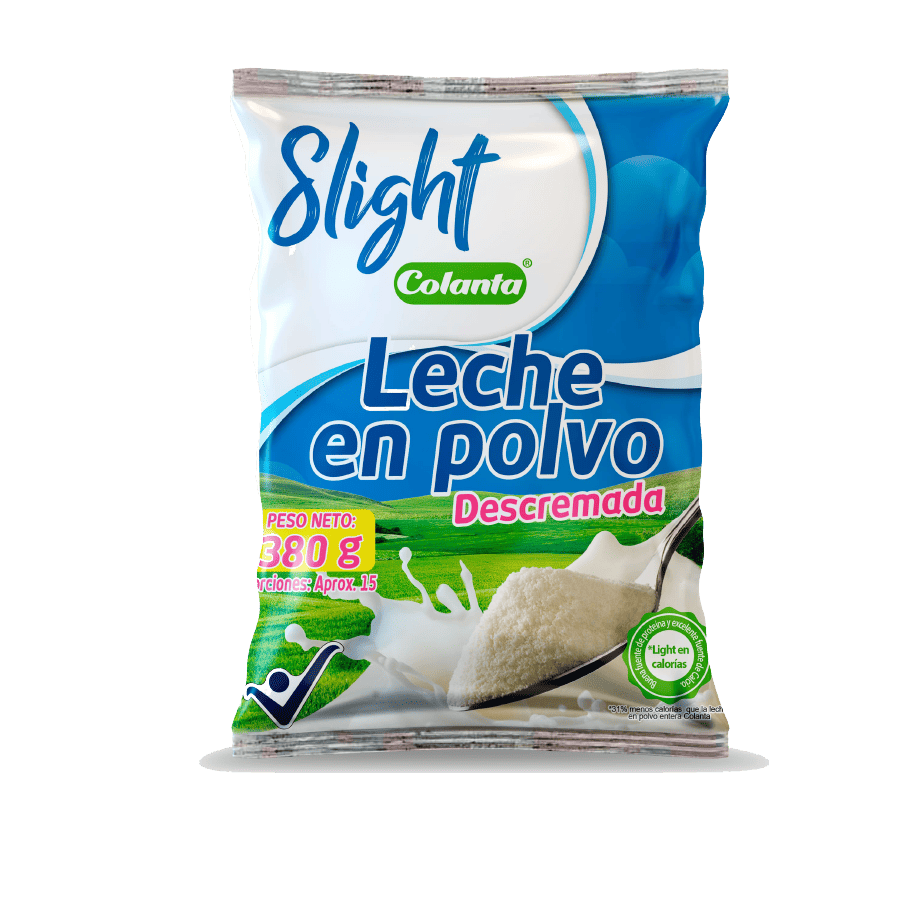 Leche en Polvo Descremada Colanta X 380 gr